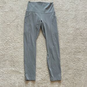 Women’s Lululemon Align HR Pant with pockets 25in- rhino gray- size 4